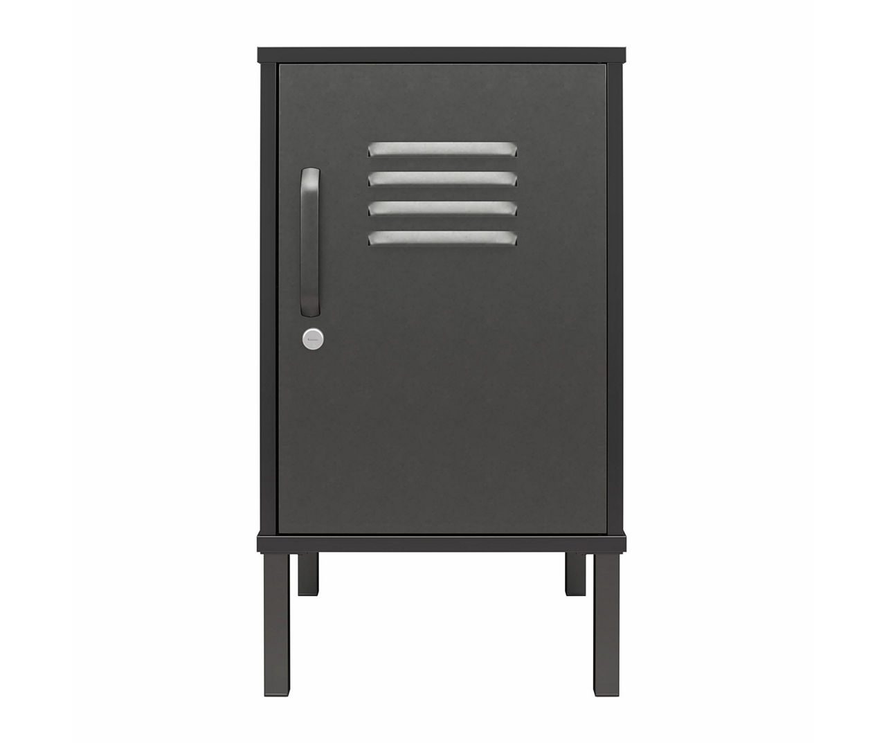 Black locker nightstand discount