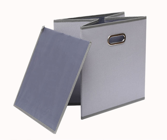 Real Living Dorm Essentials Gray Folding Canvas Bin | Big Lots