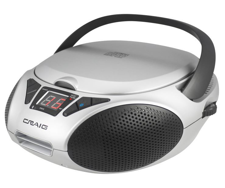 Magnavox Silver Craig CD Boombox with AM/FM Radio & Bluetooth Big Lots
