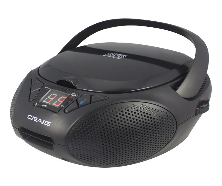 Magnavox Black Craig CD Boombox with AM/FM Radio & Bluetooth Big Lots