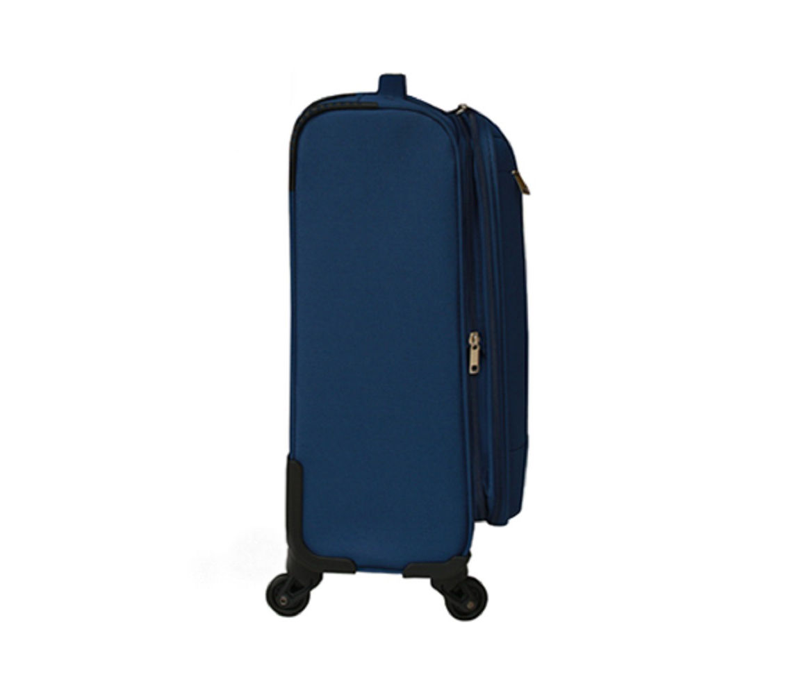 weekend traveler Contrast Lines Lightweight Softside Spinner Suitcase Big Lots