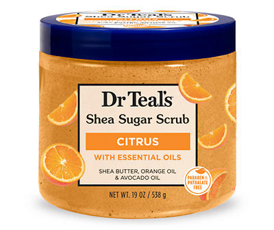 Citrus & Essential Oils Shea Sugar Scrub, 19 Oz.