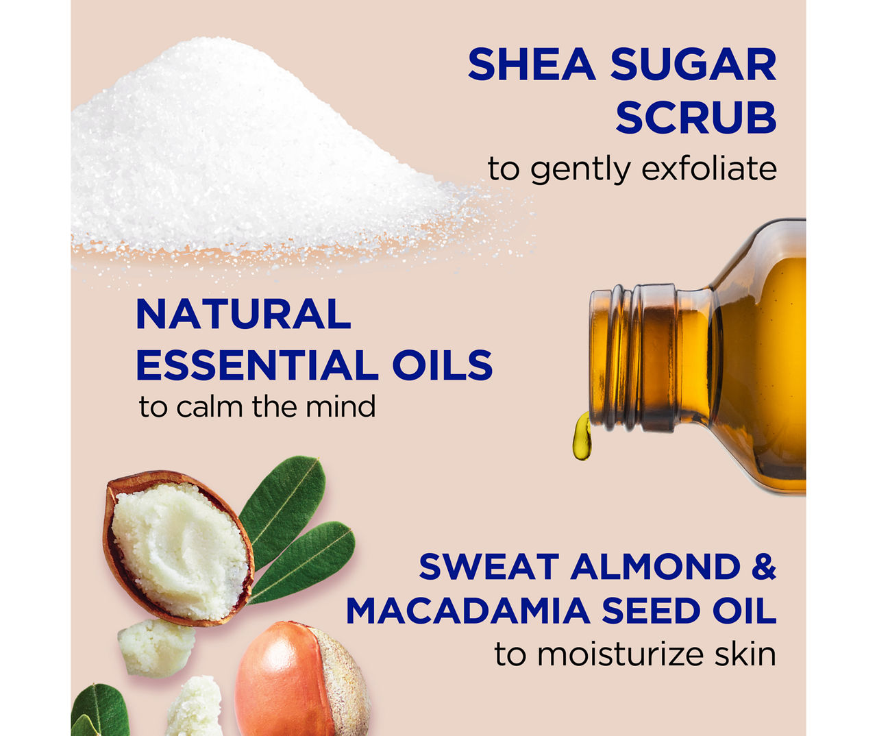 Shea Butter & Almond Oil Shea Sugar Scrub, 19 Oz.
