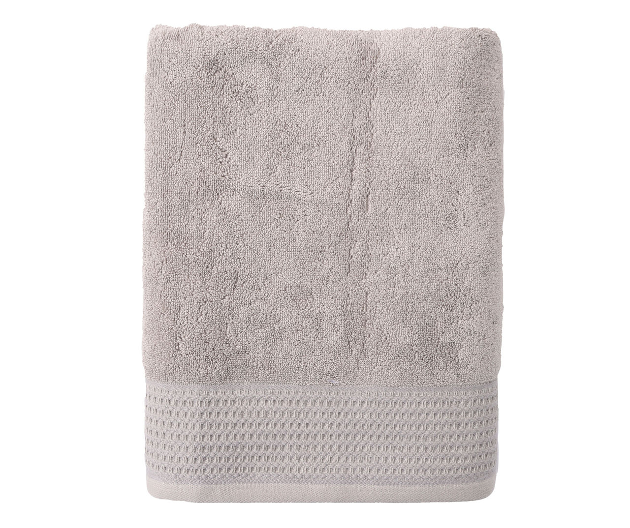Broyhill Drizzle Gray WaffleAccent Bath Towel Big Lots