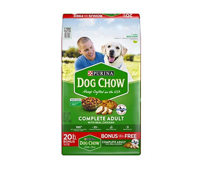 Complete Adult With Real Chicken Dry Dog Food, 20 Lbs.