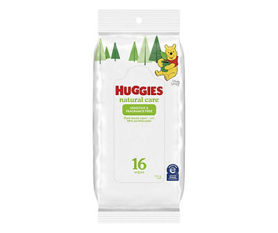 Huggies Natural Care Sensitive & Fragrance Free Baby Wipes