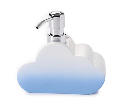 Blue & White Shaped Cloud Lotion Pump