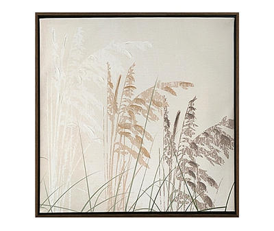 Brown Botanical Framed Canvas