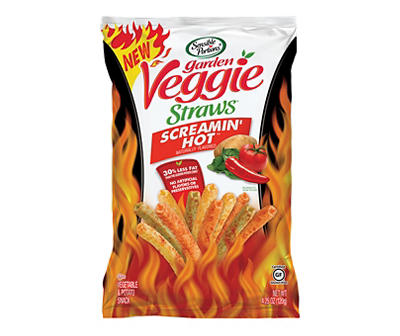 Screamin' Hot Veggie Straws, 4.25 Oz.