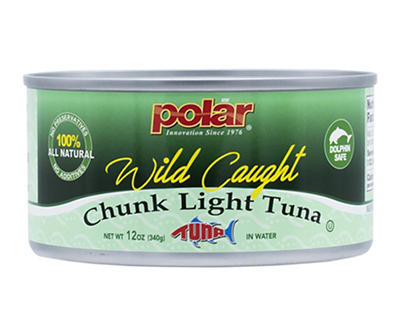 Wild Caught Chunk Light Tuna, 12 Oz.