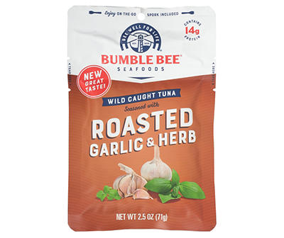 Roasted Garlic & Herb Seasoned Tuna Pouch, 2.5 Oz.