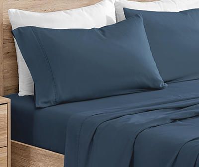 Blue Microfiber Pillowcase, 2-Pack