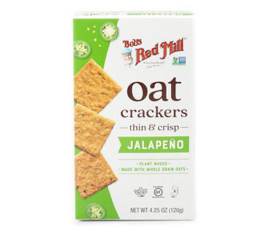 Jalapeño Oat Crackers, 4.25 Oz.
