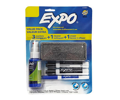Dry-Erase 5-Piece Mixed Value Pack