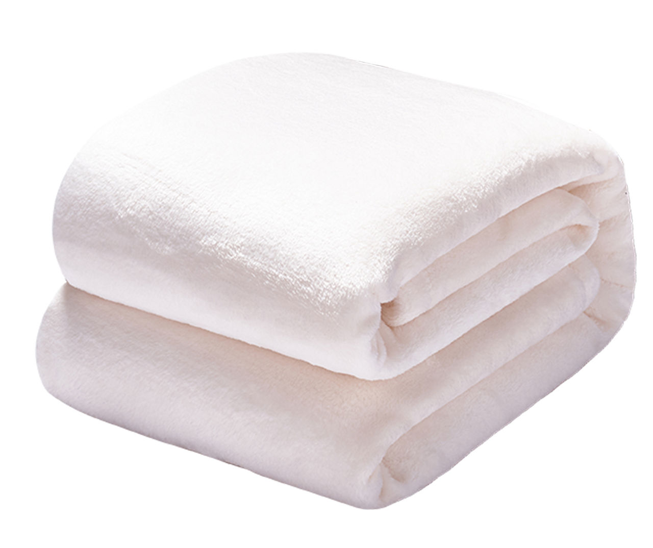 Warm White Twin/Full Velvet Blanket