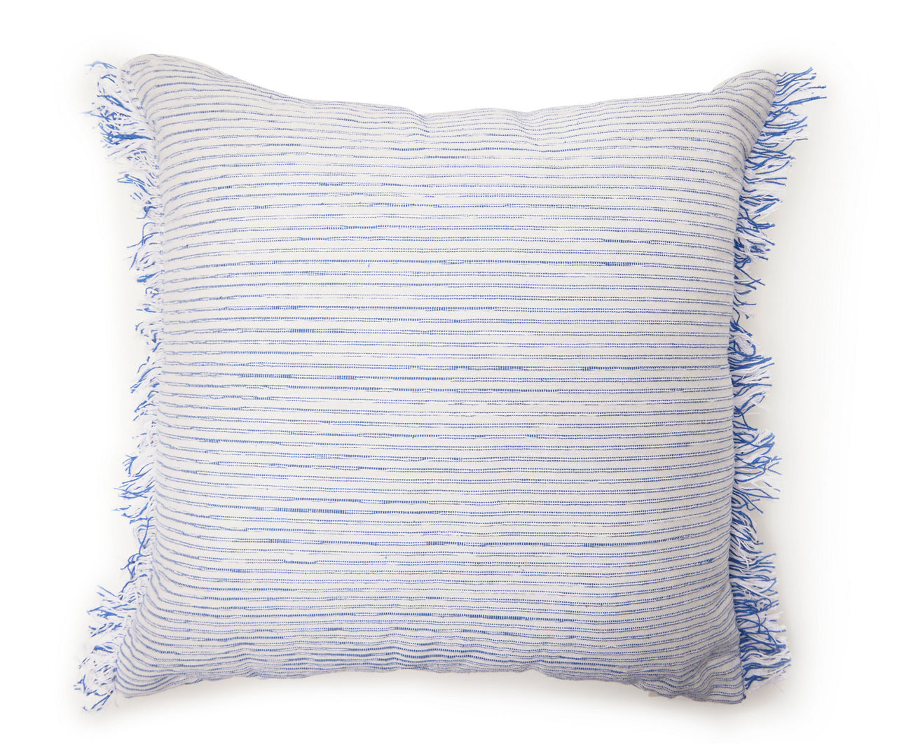 Broyhill Blue Textured Stripe Square Throw Pillow Big Lots