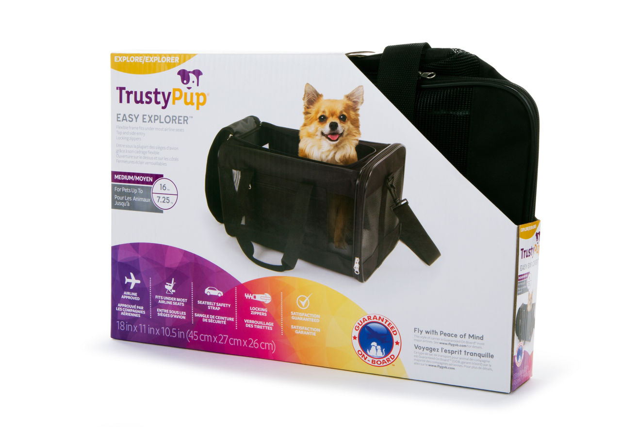Trusty Pup Medium Gray 2-in-1 Pet Backpack & Carrier