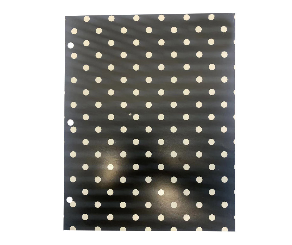 Black & White Dots 2-Pocket Folder