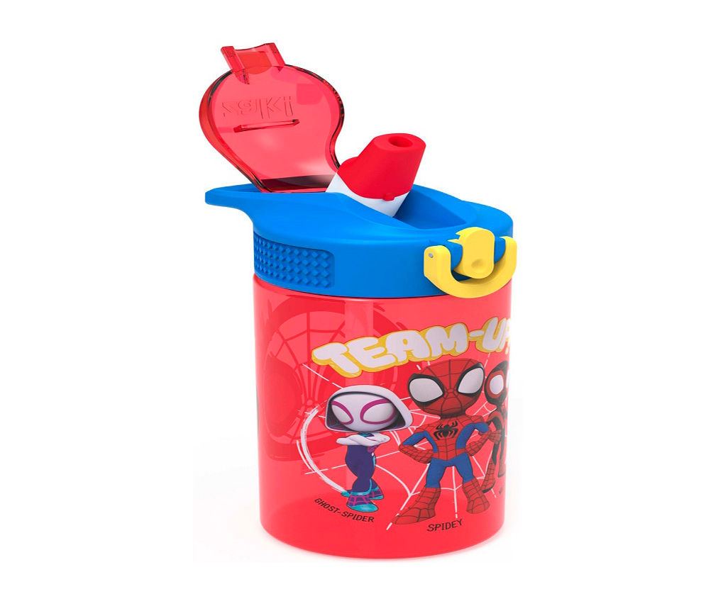 Spider-Man Water Bottle with Spidey Sense! message – Yoobi