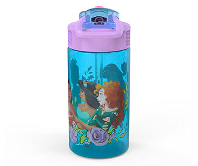 Disney Park Action Blue & Purple Princess Spout Water Bottle, 16