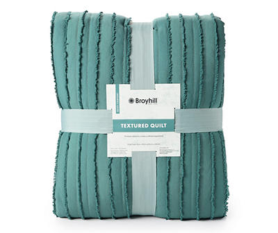 Broyhill Quiet Comfort Textured Stripe Quilt