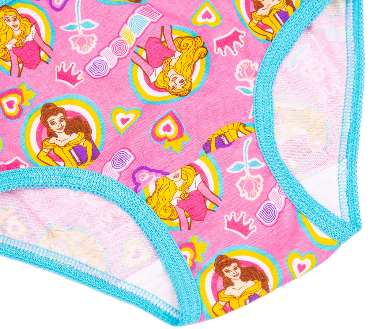 Disney Princess 3 Pk Girls Briefs/Underwear-4T-Cinderella-Rapunzel-Moana