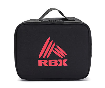 Black & Red Logo Lunch Bag