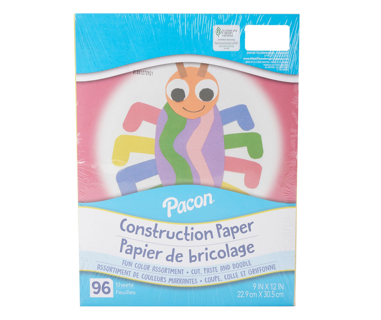 Pacon - Assorted Construction Paper, 96-Count
