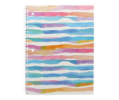 Tie-Dye Stripe Spiral Notebook