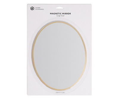 Oval Magnetic Mirror, (9")