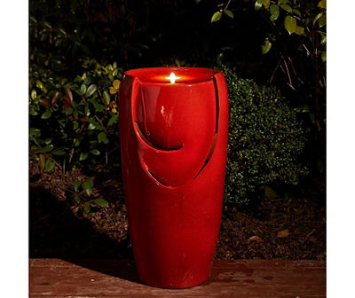 Red LED Ceramic Fountain