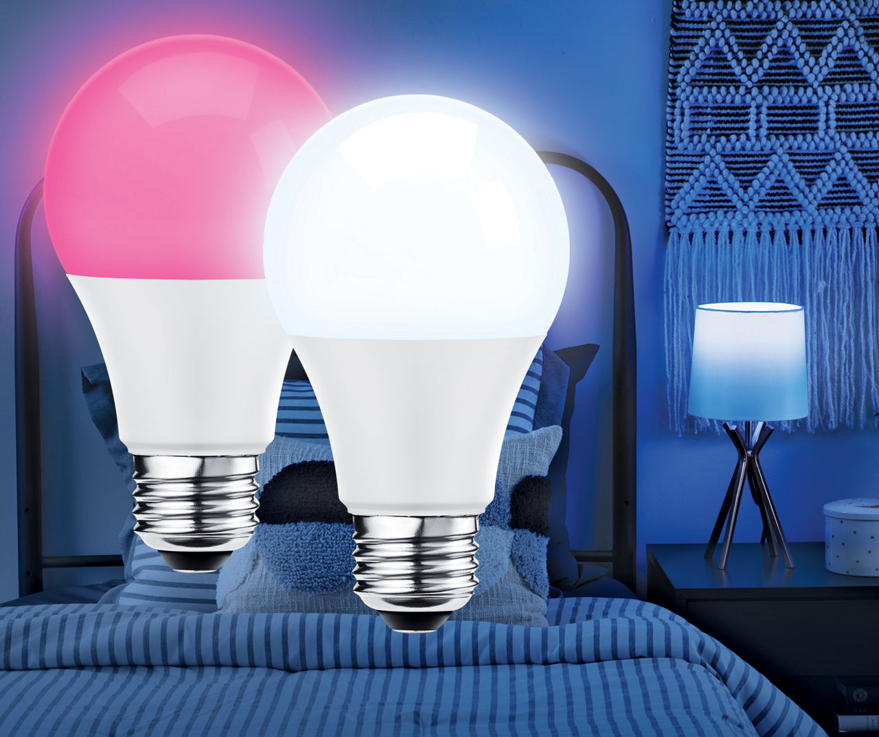 ihærdige gaffel princip Color-Changing Dimmable Light Bulb, 2-Pack | Big Lots