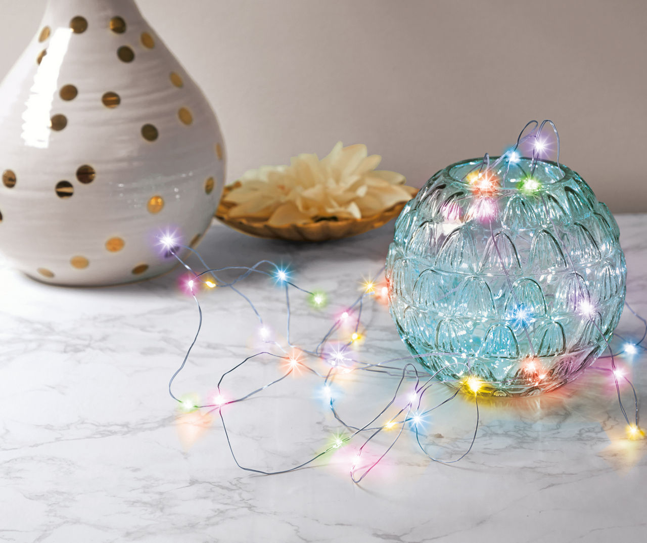 MultiColor 90Light LED Fairy String Light Big Lots