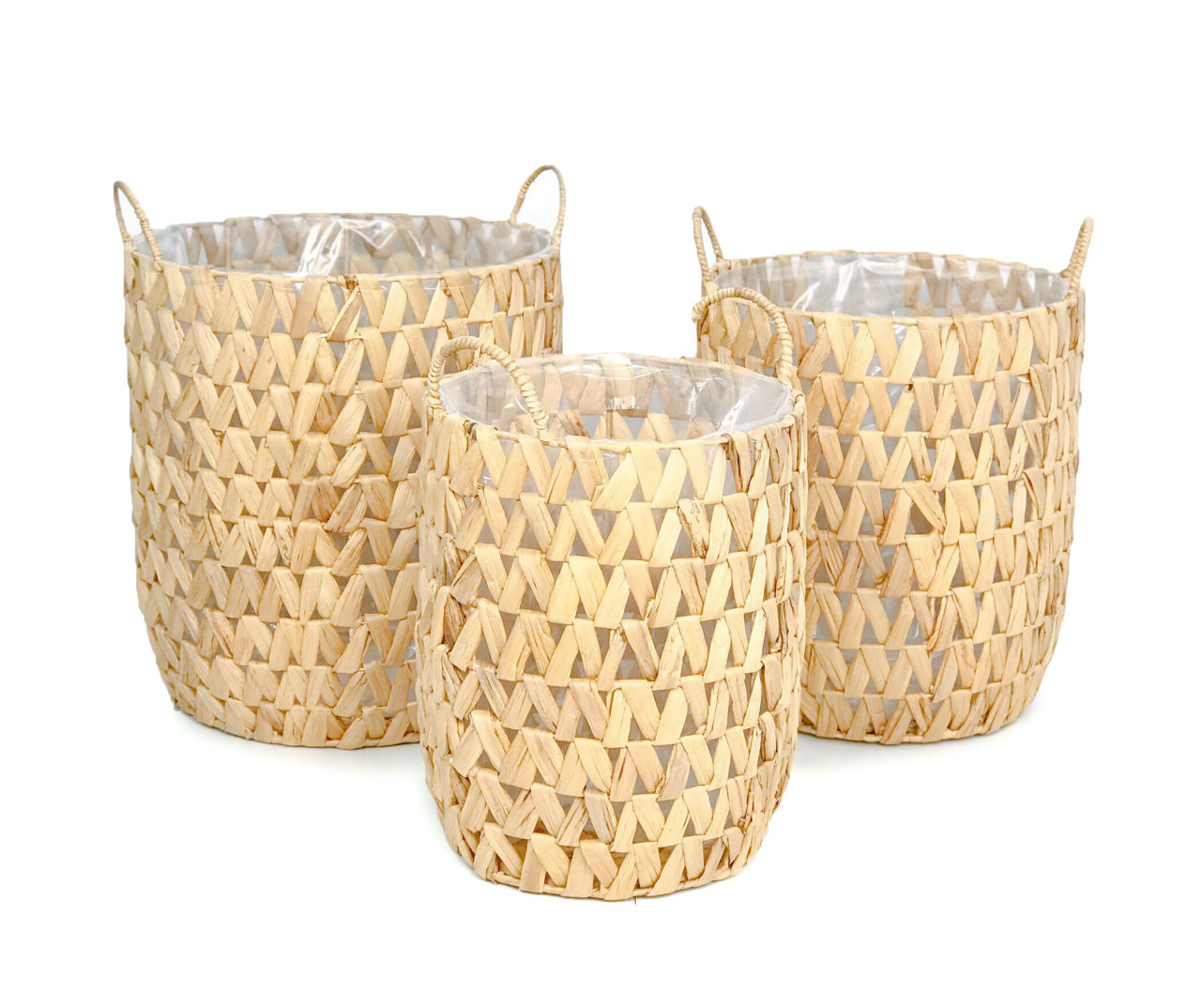 Water Hyacinth 3-Piece Planter Set