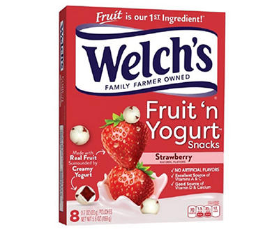 Strawberry Fruit N' Yogurt Snacks, 8-Pack