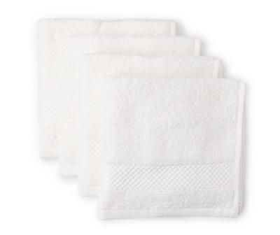 White Washcloth, 4-Pack