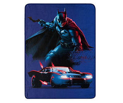 The Batman, Shadow and Flame Micro Raschel Throw Blanket, 46" x 60"