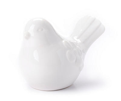 White Bird Ceramic Figurine