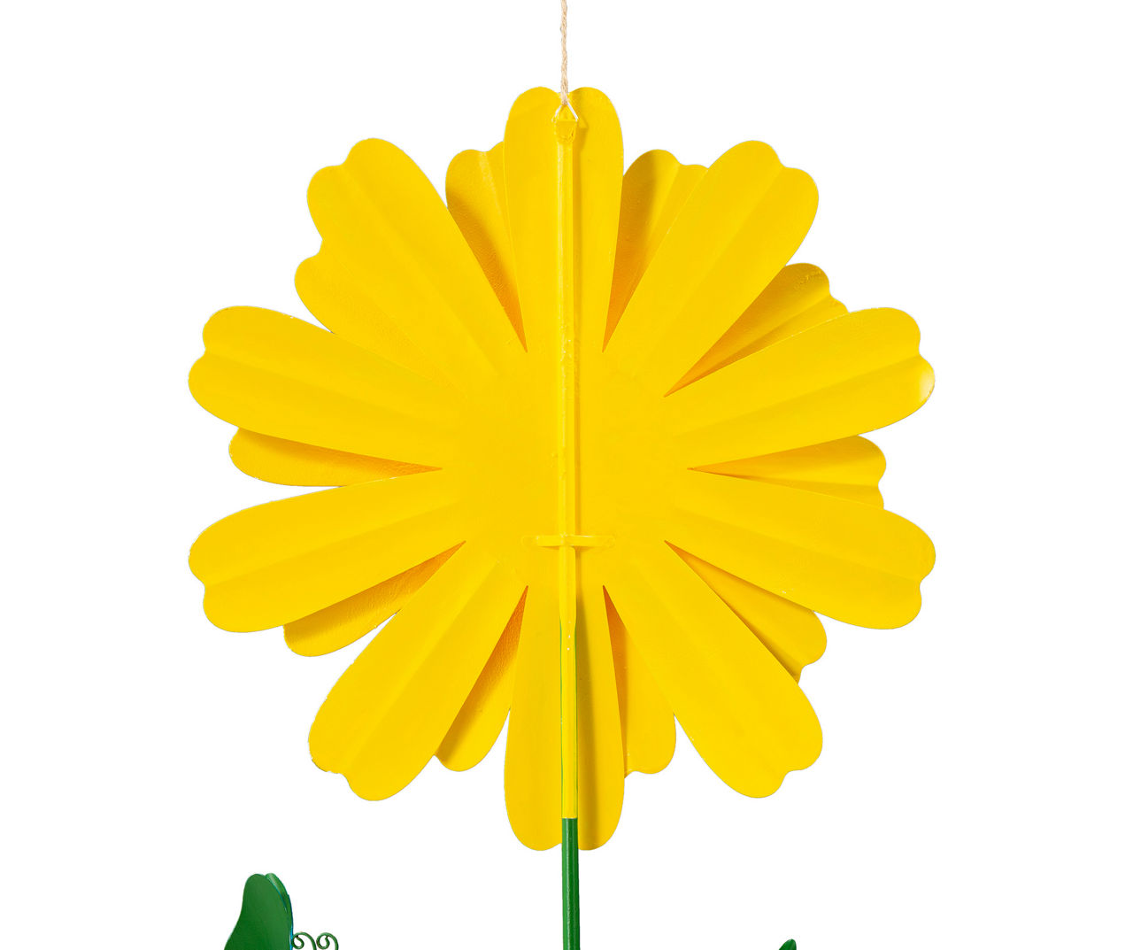 Yellow, White & Blue Flower 3-Piece Yard Stake Set