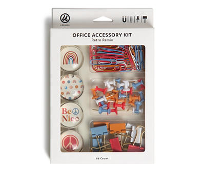 Happy Horizons Office Accessory Kit, 88-Count