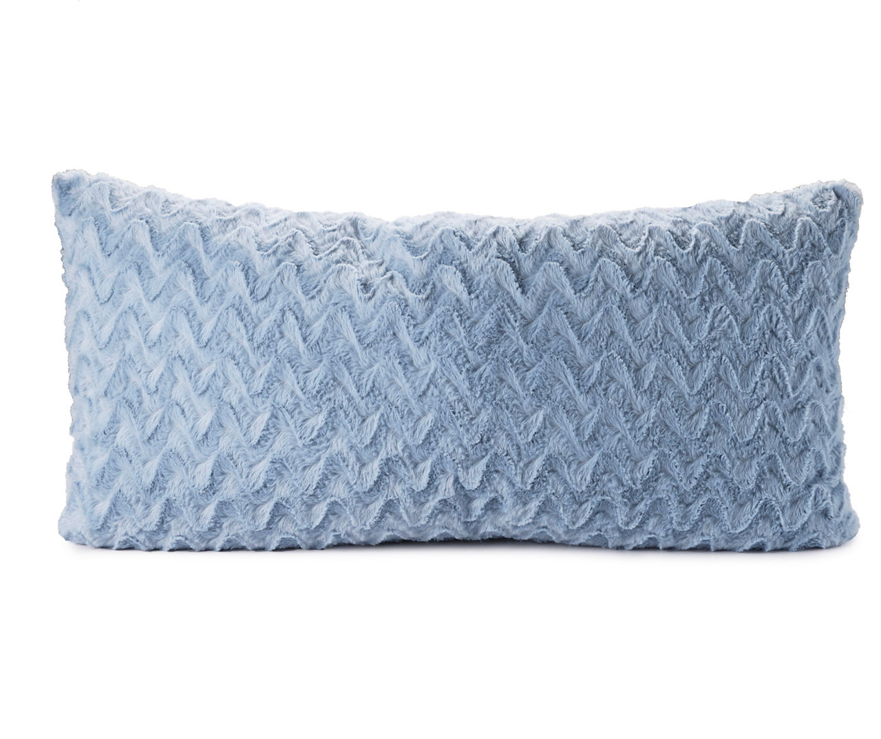 Zigzag Faux Fur Bed Rest Pillow