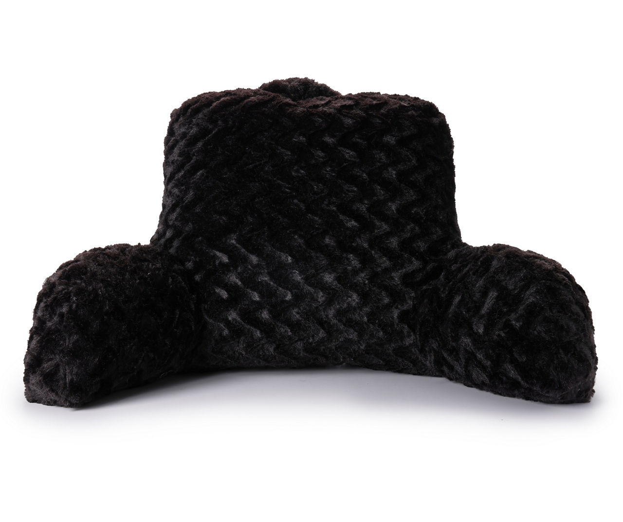 Zigzag Faux Fur Bed Rest Pillow