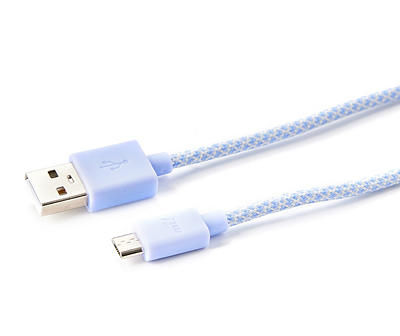Mint Braided 10' Micro USB Cable