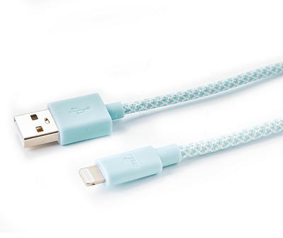 Blue Braided 6' Lightning Cable