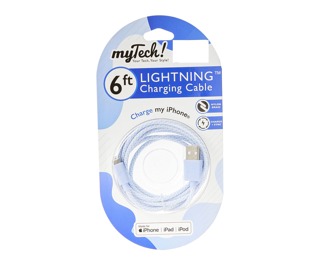 Braided 6' Lightning Cable