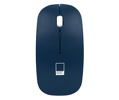 Blue Wireless Keyboard & Mouse Set