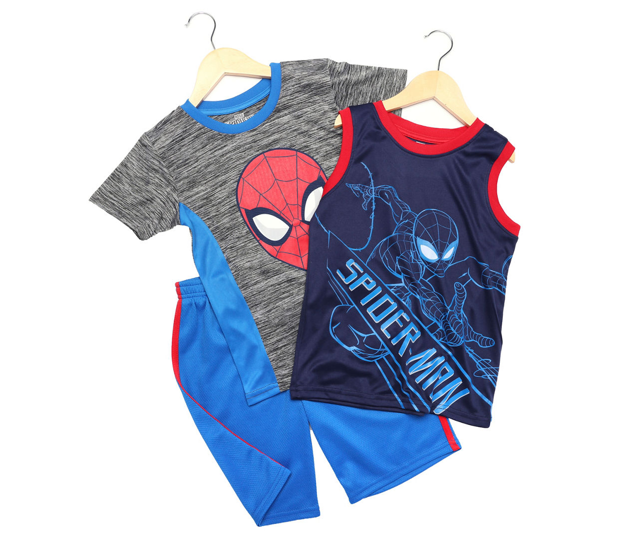 Toddler Size 3T Blue, Red & Gray Spidey 3-Piece Performance Outfit
