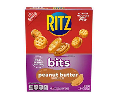 Bits Peanut Butter Mini Cracker Sandwiches, 7.5 Oz.