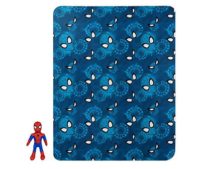 Blue Jump, Swing Spidey Character Pillow & 40