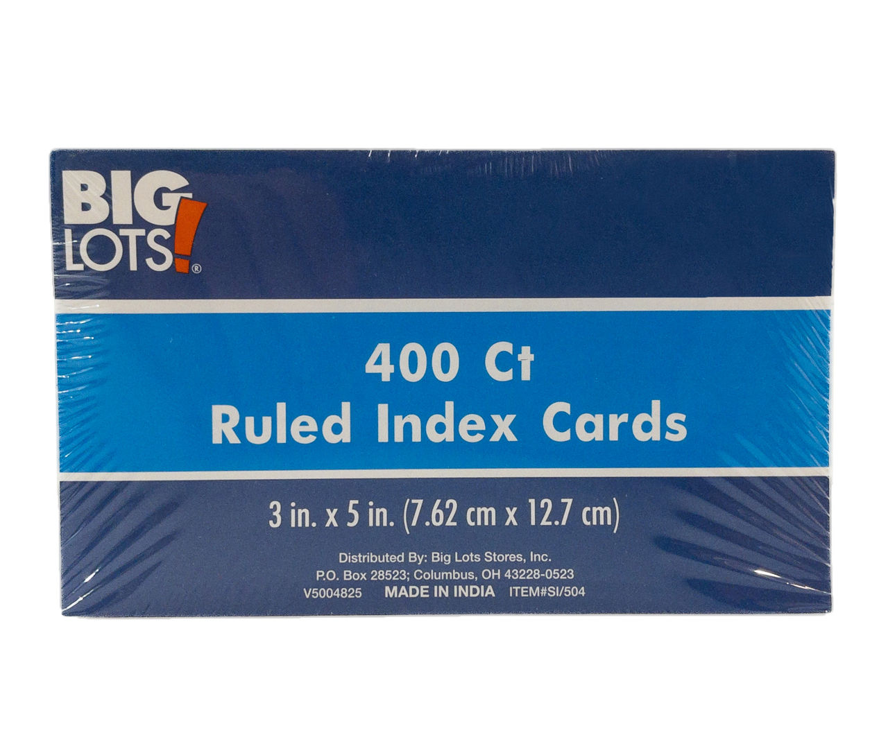 Jot White Ruled Index Cards, 125-ct.